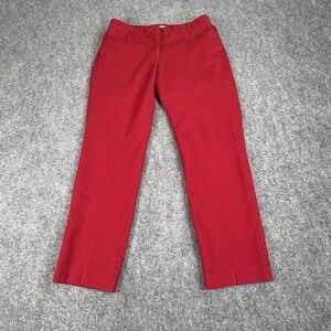 J. Jill Red Ankle Pants